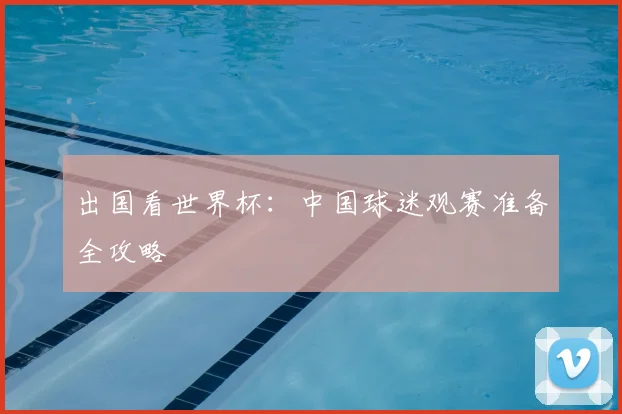出国看世界杯:中国球迷观赛准备全攻略